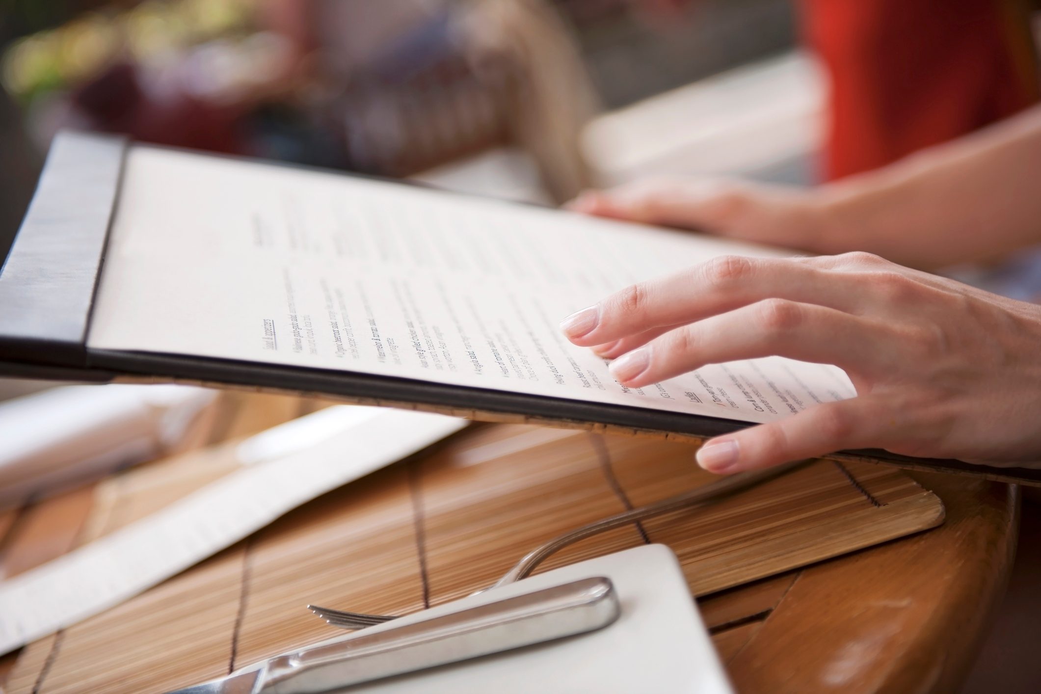 Reading menu