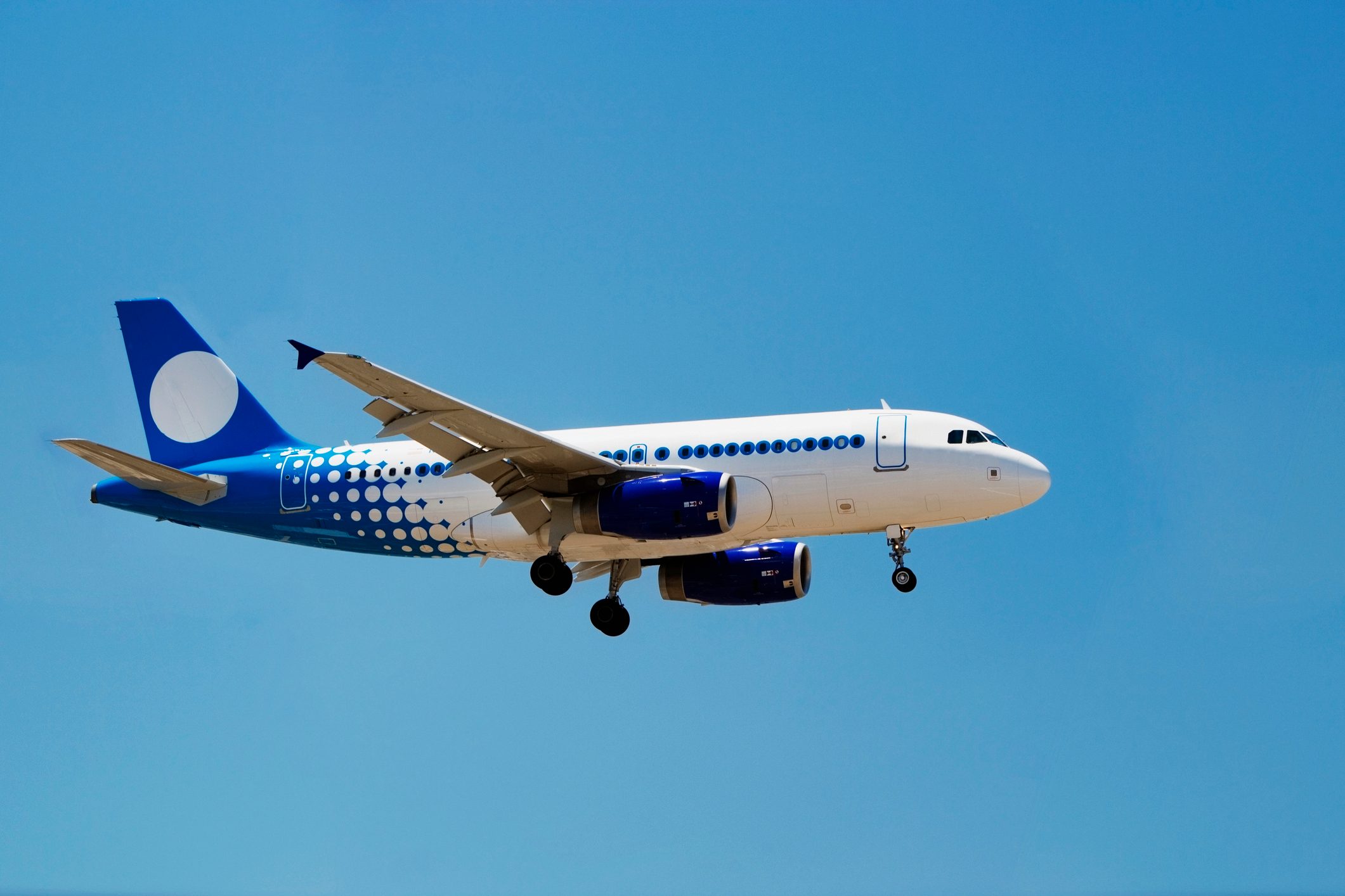 Airplane in flight