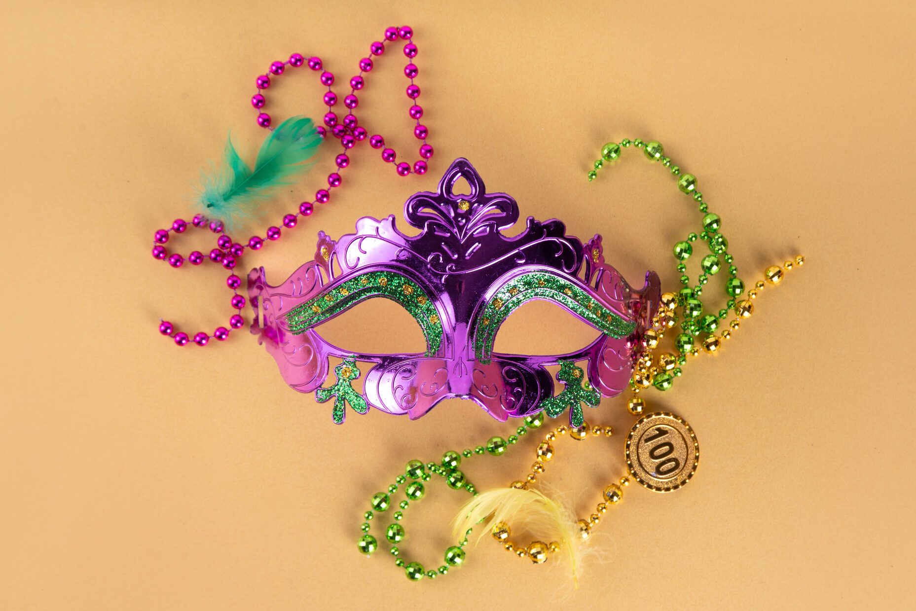 Mardi Gras colorful background