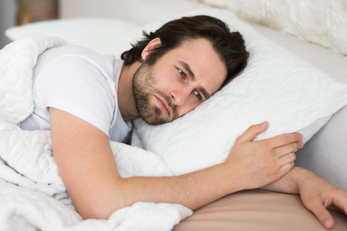 man in bed
