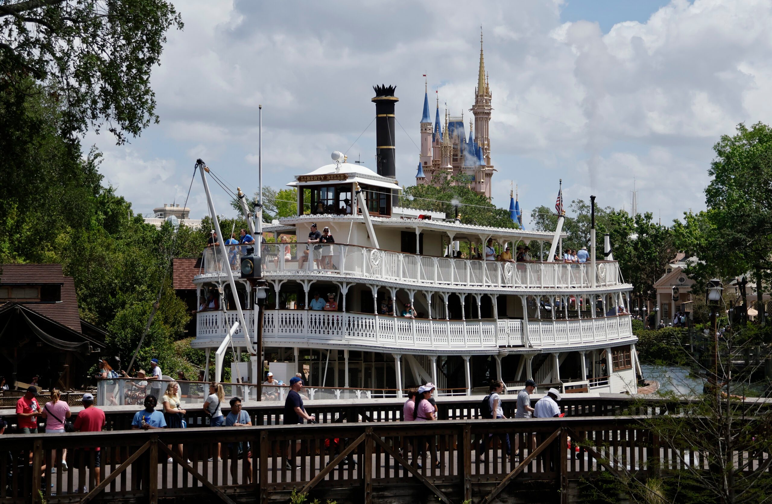Liberty Square Riverboat at Disney World's Magic Kingdom