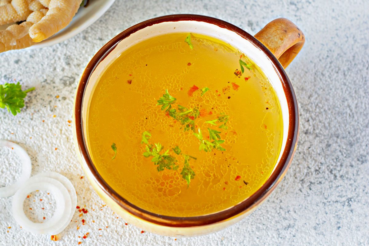 Homemade Chicken Bone Broth