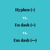 This Is When to Use a Hyphen vs. Dash