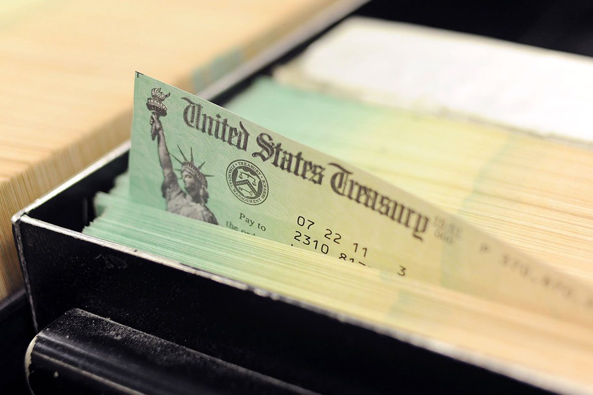 U.S Treasury Facility Prints Social Security Checks